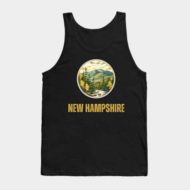 New Hampshire State USA Tank Top by Mary_Momerwids